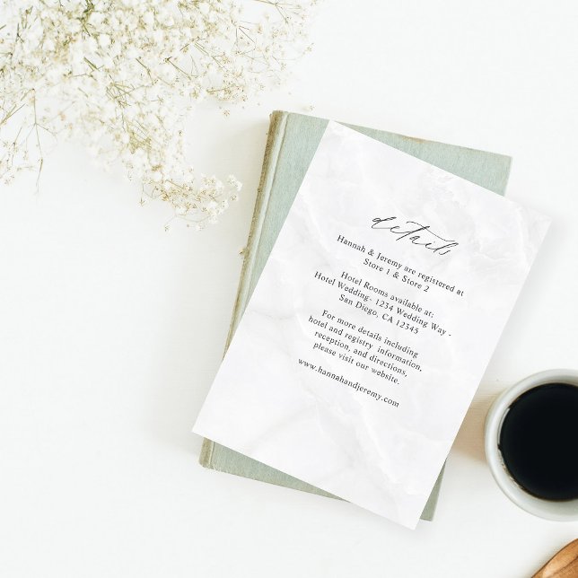 Informações Cartão de gabinete com detalhes do LG Marble (Criador carregado)