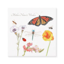 Cartão de gabinete da Mãe Natureza