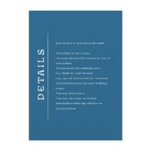 Cartão de gabinete de casamento San Miguel