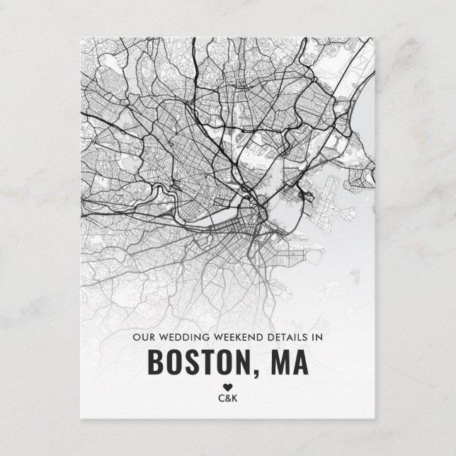 Informações Cartão de Gabinete de Detalhes do Final de Semana  (Frente)