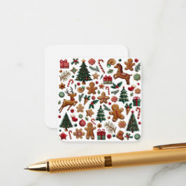 Informações Cartão de gabinete de Natal divertido