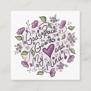 Informações Cartão de gabinete de paz de Deus