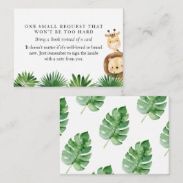 Informações Cartão de Gabinete de Solicitação de Livro de Chás