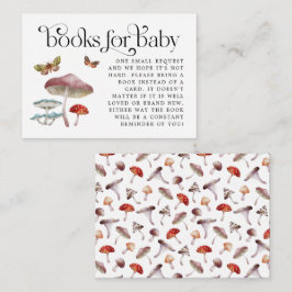 Informações Cartão de Gabinete de Solicitação de Livro de Mush