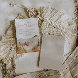 Informações Cartão de Gabinete Detalhes do Casamento da Montan