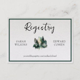 Informações Cartão de Gabinete do Registro, Floresta de Aquare