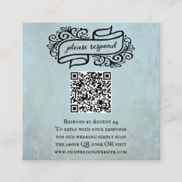Informações Cartão de Gabinete RSVP de Evento de Casamento de 
