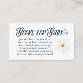 Informações Cartão de Inclusão de Livros Scandi Daisy para Beb