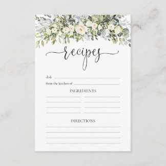 Informações Cartão de Inclusão de Recepção de Casamento Floral