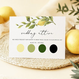 Informações Cartão de Invólucro de Casamento Costeiro Lemon Am