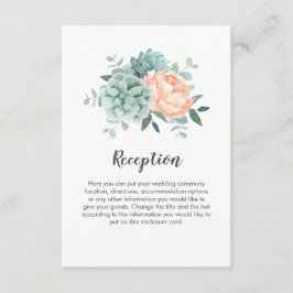 Informações Cartão de Invólucro Floral De Casamento De Peony S