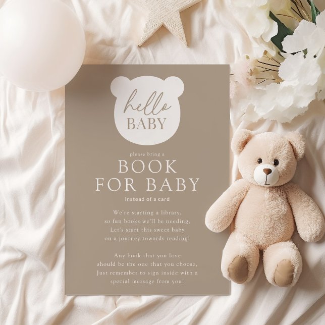 Informações Cartão de Livro de Bebê Urso Bebê Olá (Criador carregado)