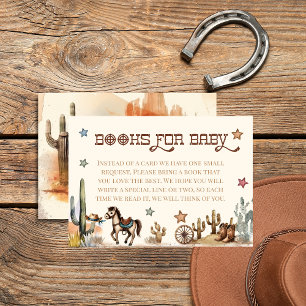 Informações Cartão de Livros Country para Bebê Caubói