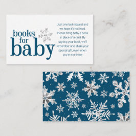 Informações Cartão de Livros de Inverno para Bebê da Snowflake