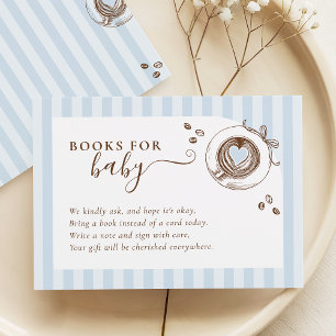Informações Cartão de Livros para Bebê com Listras Azuis Baby