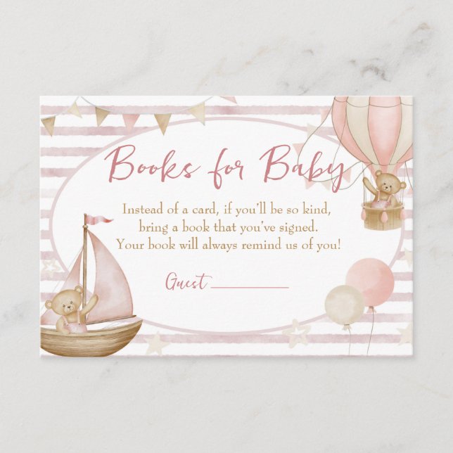 Informações Cartão de Livros para Bebê 'Mal Podemos Esperar' (Frente)