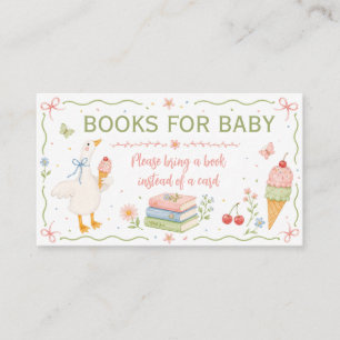 Informações Cartão de Livros para Bebê Silly Goose Sorvete