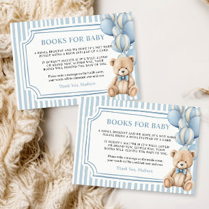 Informações Cartão de Livros para Bebê Urso Azul