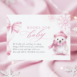 Informações Cartão de Livros Pink Bearly Wait para Bebê