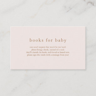 Informações Cartão de Livros Rosa ROWAN para Chuvinha de Bebê