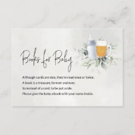 Informações Cartão de Mensagem de Livros para o Bebê Um Bebê e