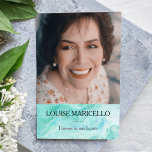 Informações Cartão de Oração do Memorial Funeral Fotográfi