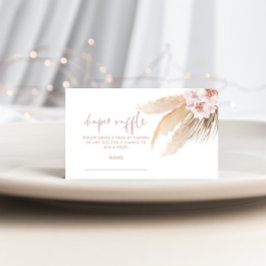 Informações Cartão de passagem para fralda de erva Pampas