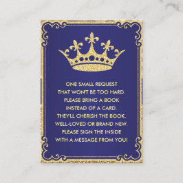 Informações Cartão de Pedido de Livro Chá Príncipe Real