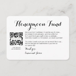 Informações Cartão de pedido de lua de mel casamento