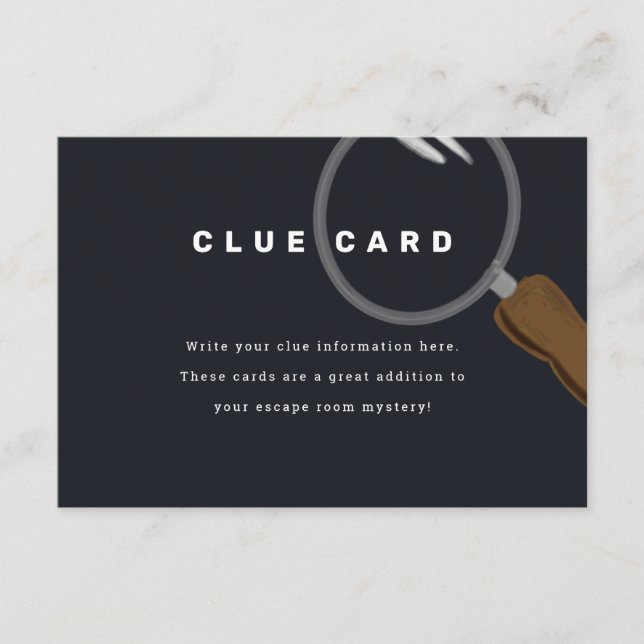 Informações Cartão de pista de festa da sala de evacuação (Frente)