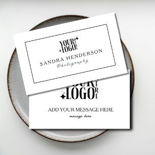 Informações Cartão de Promoção de Negócios de Fotografia   Pro