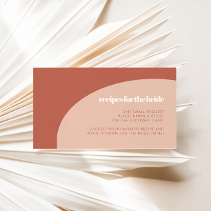 Informações Cartão de recebimento do Chá de panela de pêssego 