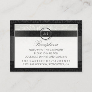 Informações Cartão de Recepção de Deco de Arte Simplicidade Pr