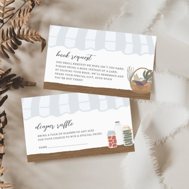 Informações Cartão de Recepção de Livro de Bebê do Farmer (Criador carregado)