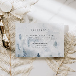 Informações Cartão de Recepção Winter Reverie