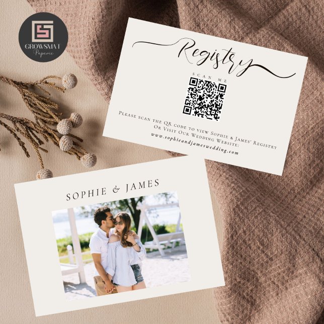 Informações Cartão de Registro de Casamento com Foto e Código  (Criador carregado)