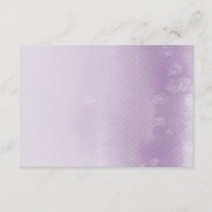 Informações CARTÃO DE REGISTRO :: roxo aquarela sombreado