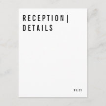 Cartão de Resposta Moderno