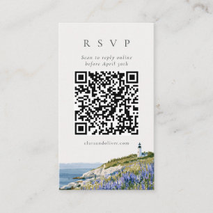 Informações Cartão de Resposta QR Casamento Farol da Costa de
