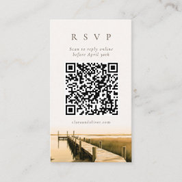 Informações Cartão de Resposta QR Code Sepia Script Marsh Lowc