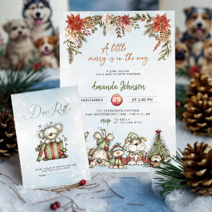 Informações Cartão de rifa de fralda para cachorro Merry Winte