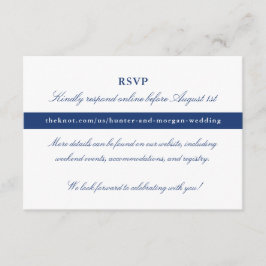 Informações Cartão de RSVP Online - Conjunto Penobscot Bay