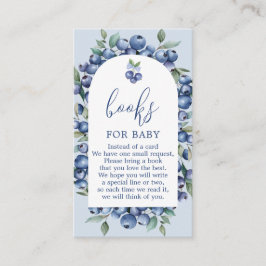 Informações Cartão de Solicitação de Blueberry Books para Bebê