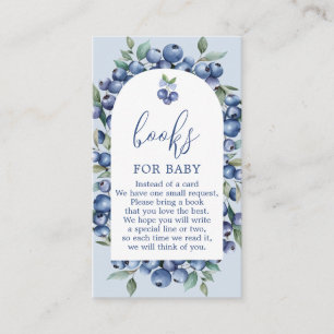 Informações Cartão de Solicitação de Blueberry Books para Bebê