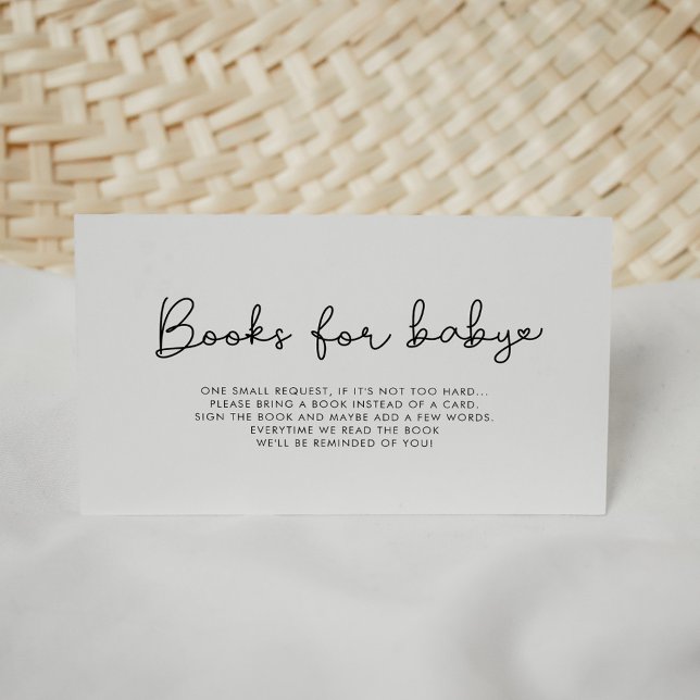 Informações Cartão de solicitação de livro de chá de fraldas d (Criador carregado)