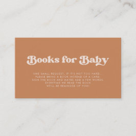 Informações cartão de solicitação de livro do Chá de fraldas B