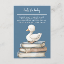 Informações Cartão de Solicitação de Livro Little Goose Chá de