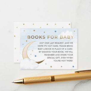 Informações Cartão de Solicitação de Livro Over the Moon