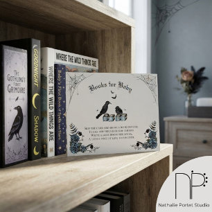 Informações Cartão de Solicitação de Livro para Chá de Bebê Gó