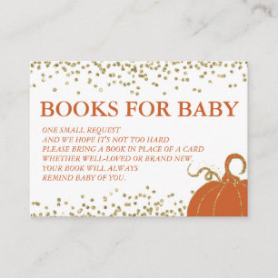 Informações Cartão de Solicitação de Livro para Chás de Bebê d